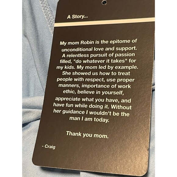 lovers of hYOUmanity Gratitude Muscle Tank Top Womens Large Light Blue Casual - Picture 6 of 7